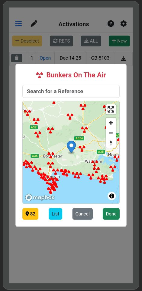 SMGO ham radio log view